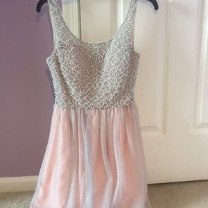 Pink prom dress